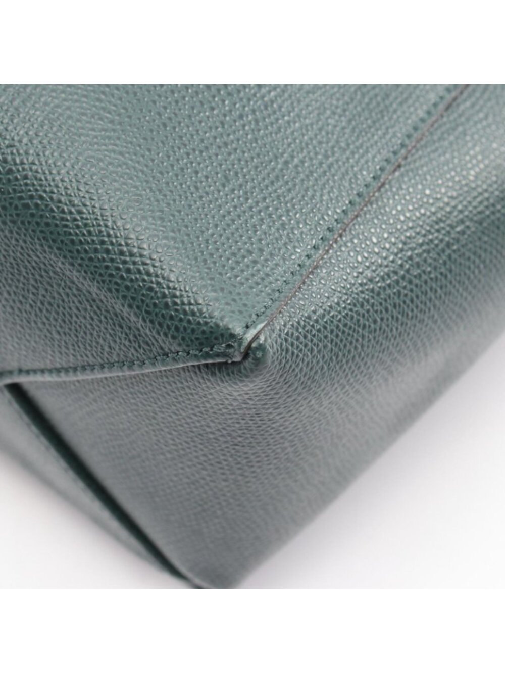 Celine Tote Vertical Small Cover 2-Way Green Leather - Picture 5 of 7